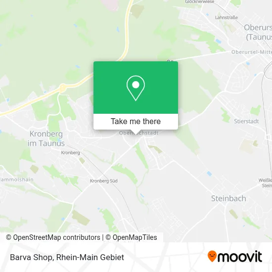 Barva Shop map
