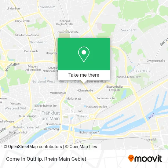 Come In Outflip map