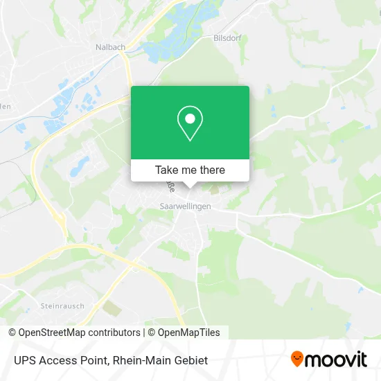 Ups Access Point map