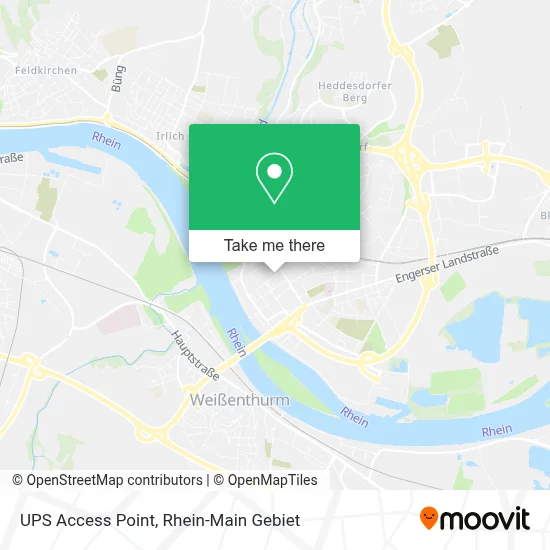 Ups Access Point map