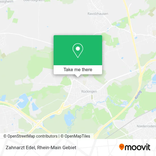 Zahnarzt Edel map