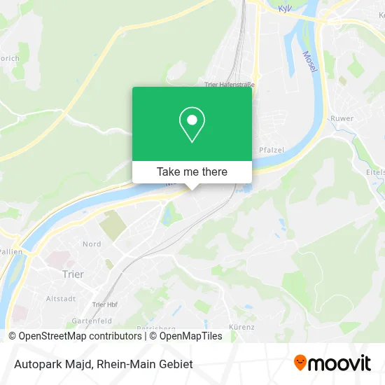Autopark Majd map