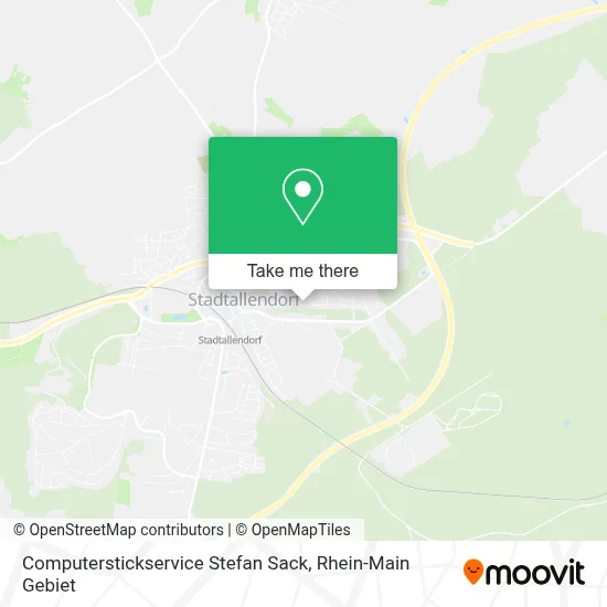 Computerstickservice Stefan Sack map
