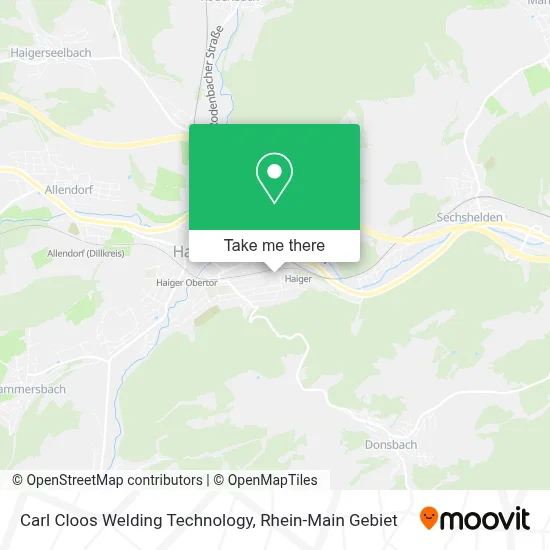 Carl Cloos Welding Technology map