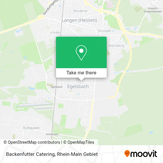Backenfutter Catering map