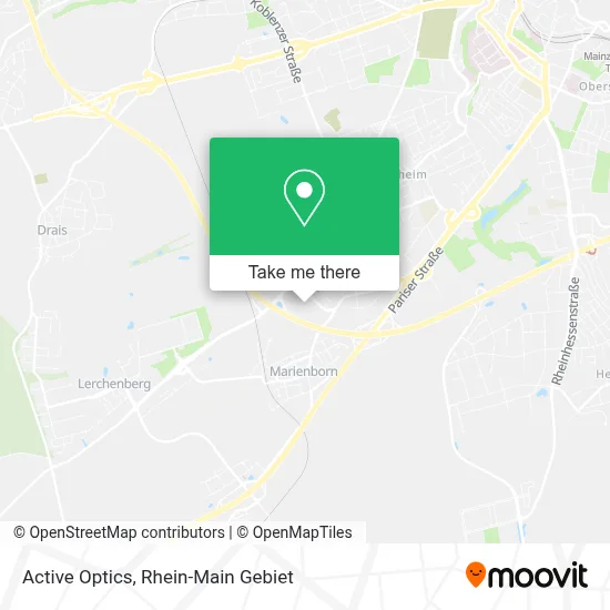 Active Optics map