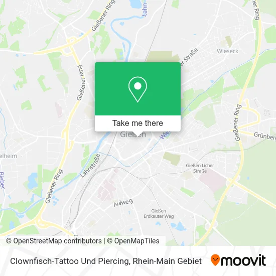 Clownfisch-Tattoo Und Piercing map