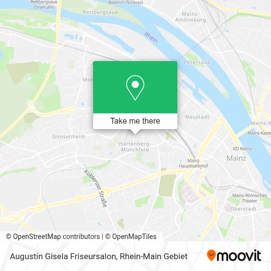 Augustin Gisela Friseursalon map