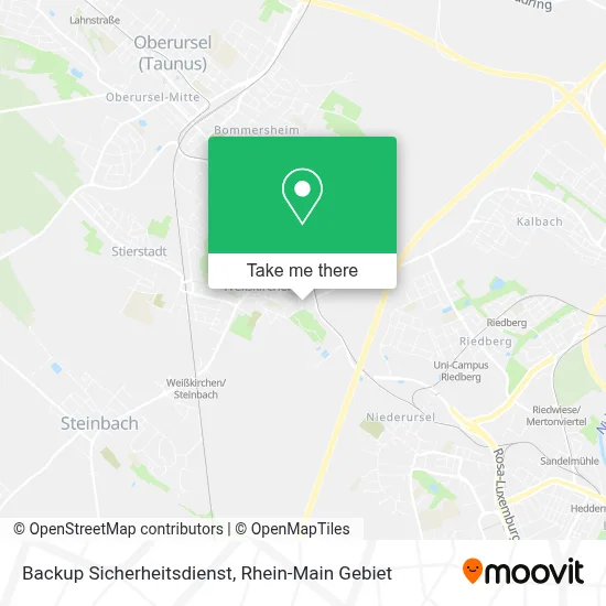 Backup Sicherheitsdienst map