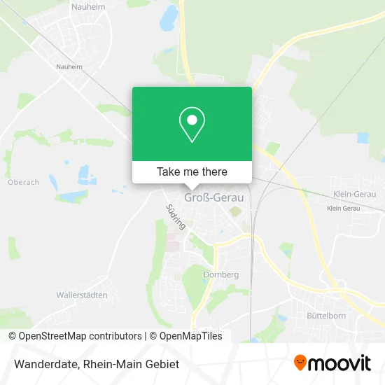 Wanderdate map