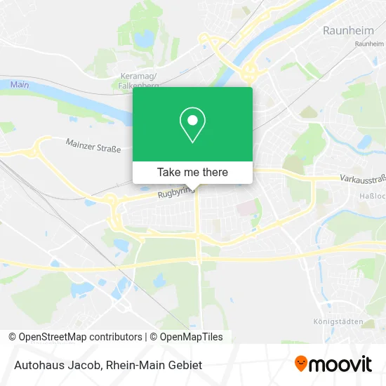 Autohaus Jacob map