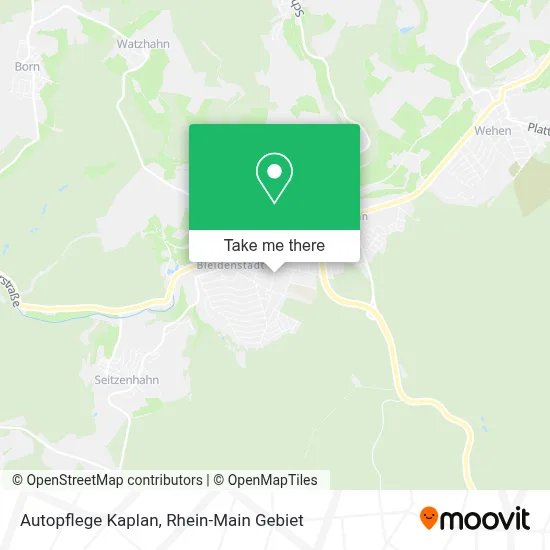 Autopflege Kaplan map