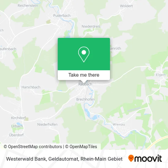 Westerwald Bank, Geldautomat map