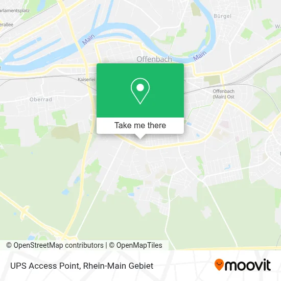 Ups Access Point map