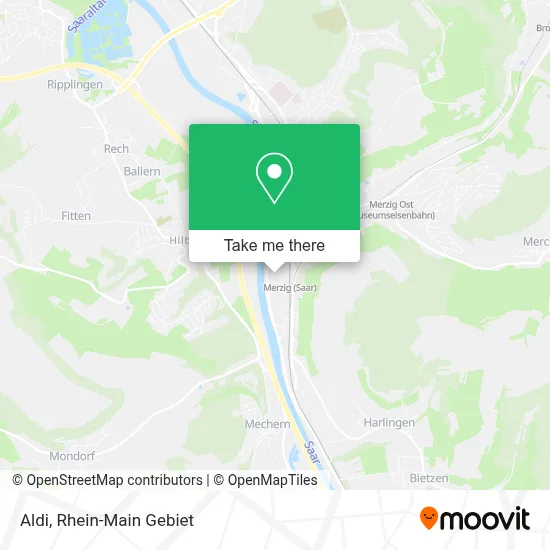 Aldi map