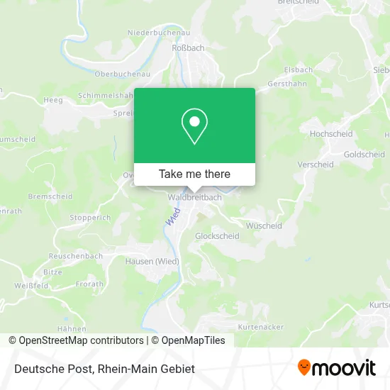 Deutsche Post map