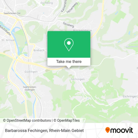 Barbarossa Fechingen map