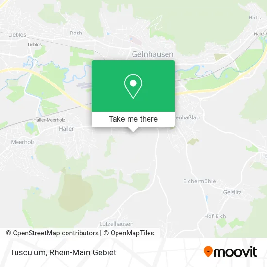 Tusculum map