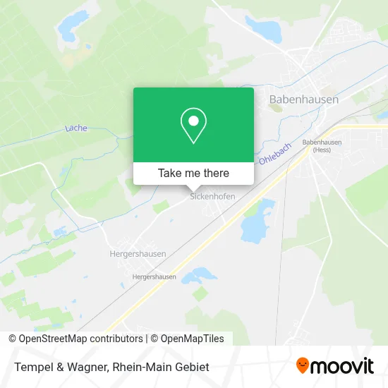 Tempel & Wagner map