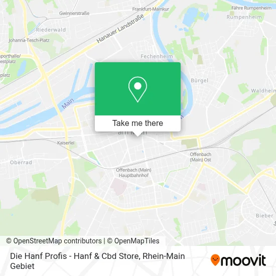 Die Hanf Profis - Hanf & Cbd Store map