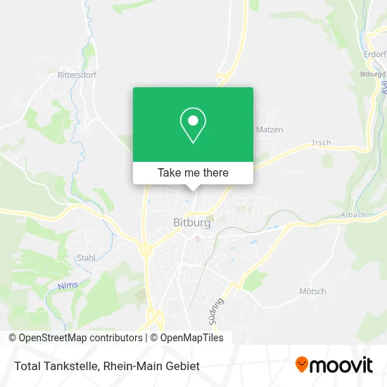 Total Tankstelle map