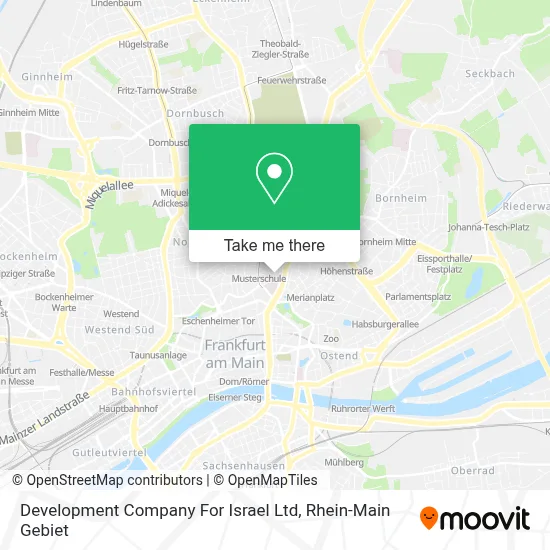 Development Company For Israel Ltd map