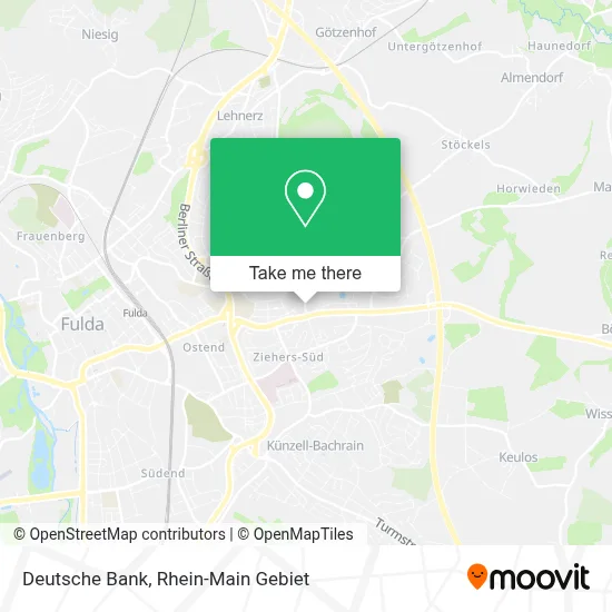 Deutsche Bank map