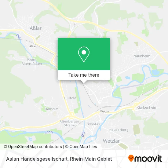 Aslan Handelsgesellschaft map
