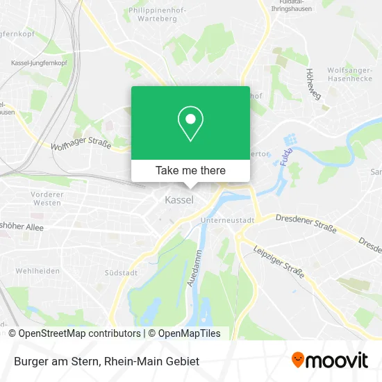 Burger am Stern map