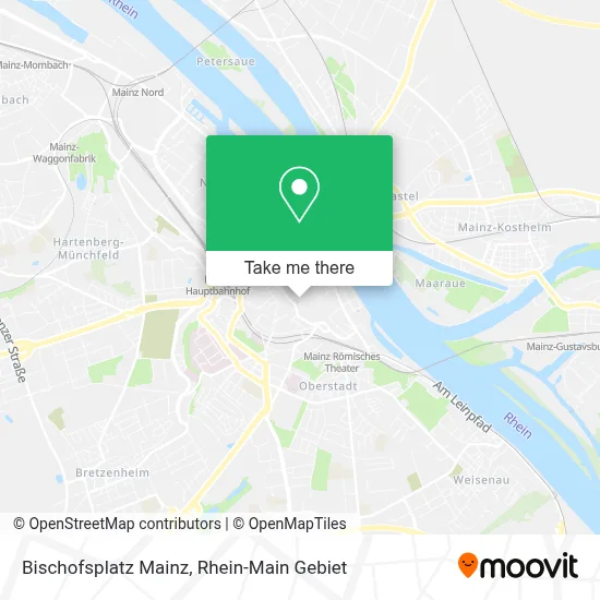 Bischofsplatz Mainz map