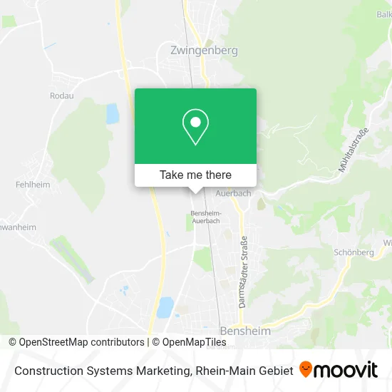 Construction Systems Marketing map