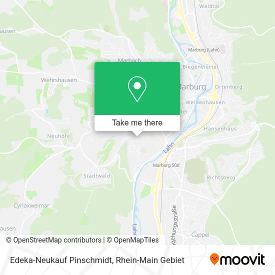 Edeka-Neukauf Pinschmidt map
