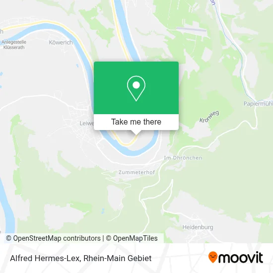 Alfred Hermes-Lex map