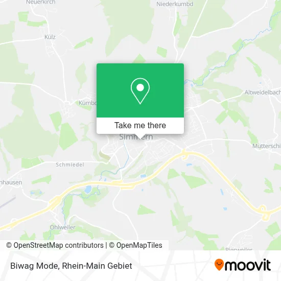 Biwag Mode map