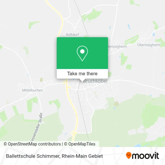 Ballettschule Schimmer map