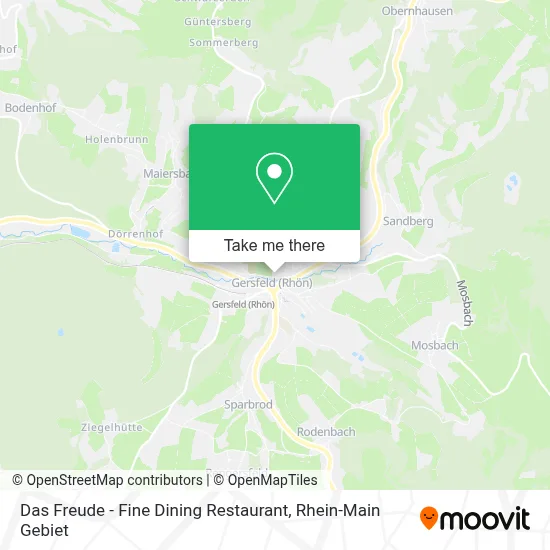 Das Freude - Fine Dining Restaurant map