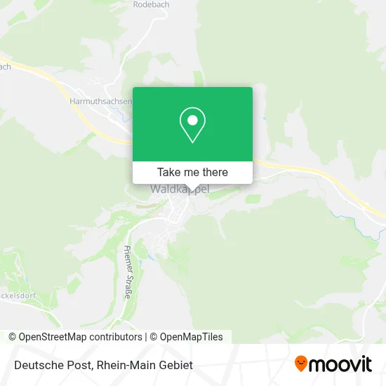 Deutsche Post map