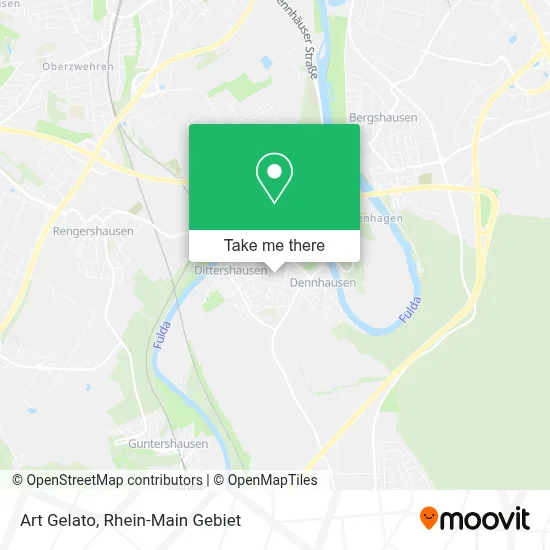 Arte Gelato map