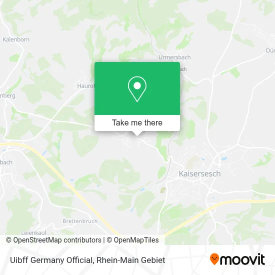 Uibff Germany Official map