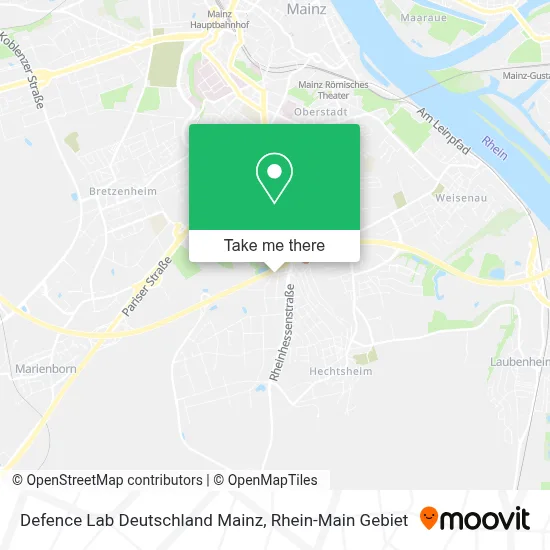 Defence Lab Deutschland Mainz map