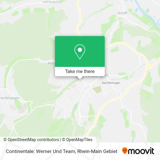 Continentale: Werner Und Team map