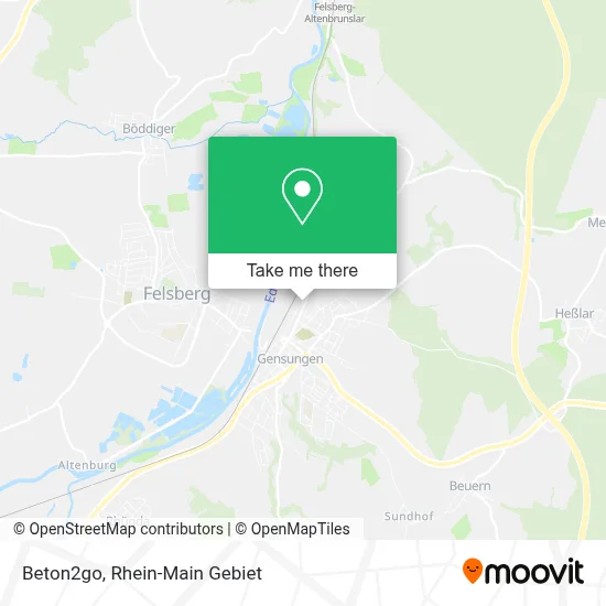 Beton2go map