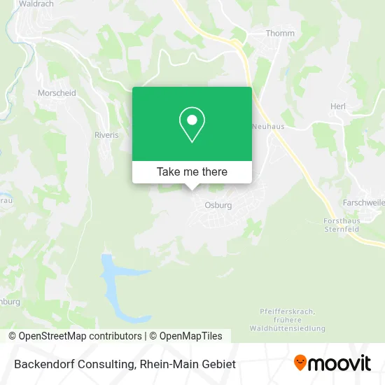 Backendorf Consulting map