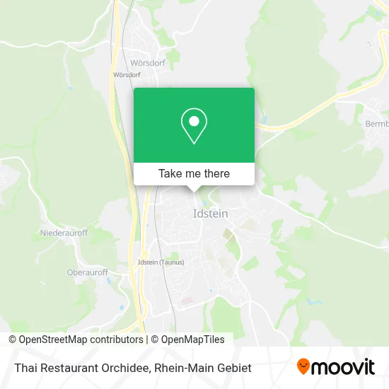 Thai Restaurant Orchidee map