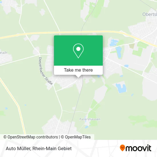 Auto Müller map