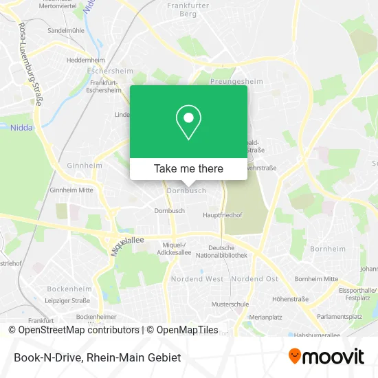 Book-N-Drive map