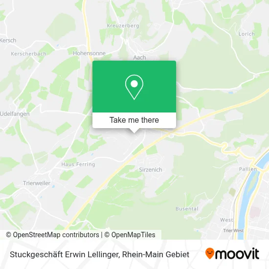 Stuckgeschäft Erwin Lellinger map