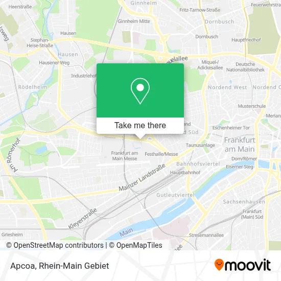 Apcoa map