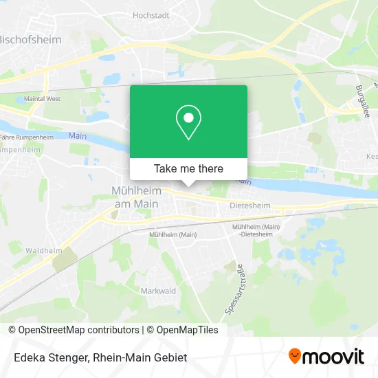 Edeka Stenger map