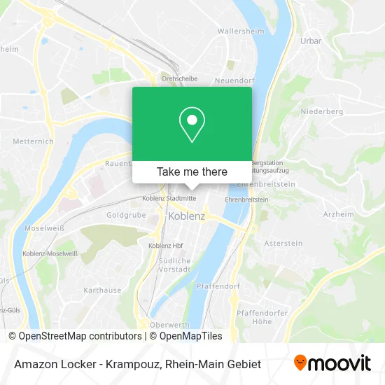 Amazon Locker - Krampouz map